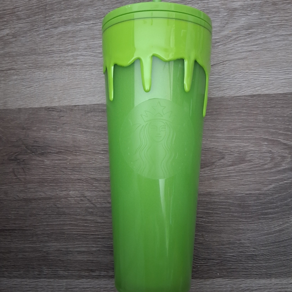 Starbucks Lime Green Drip Mug